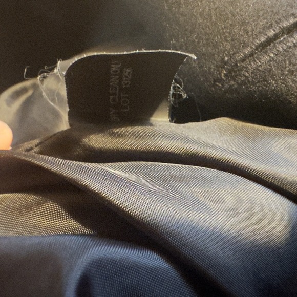 Michael Kors Women's Black Size 10 Double-Breasted Wool Blend Coat Long Metal - Picture 11 of 11